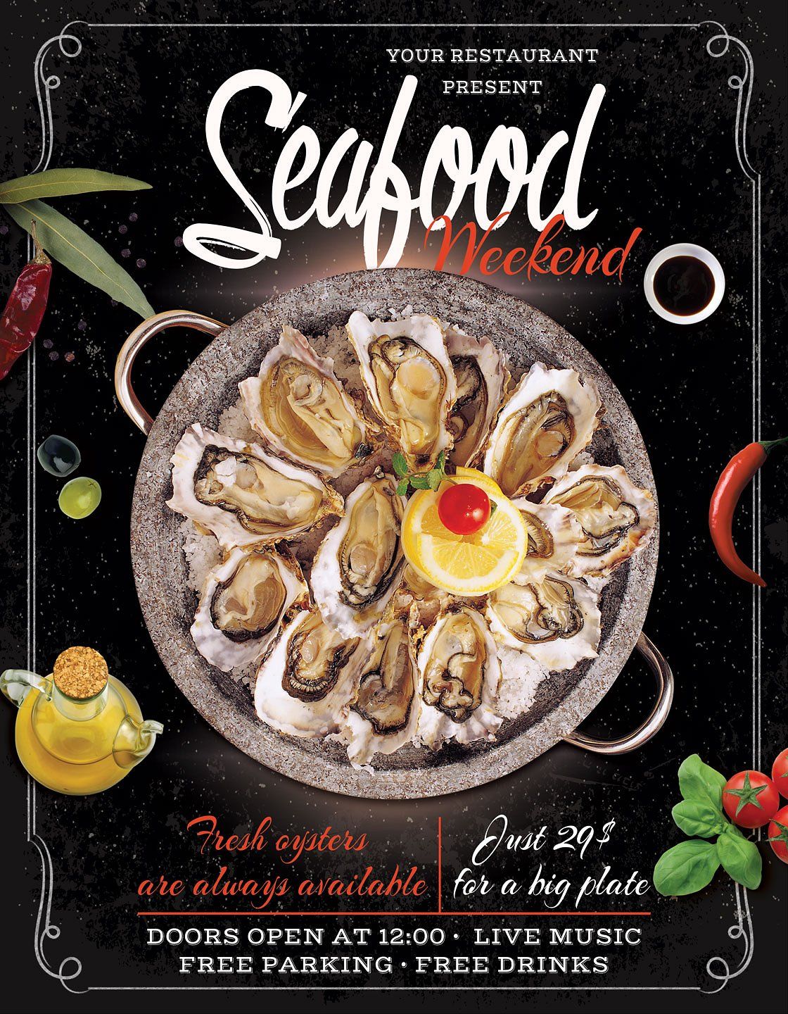 30 Delicious Food Restaurant Flyer Poster Templates Decolore Net