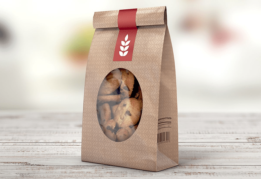 A paper bag psd mockup templates cover