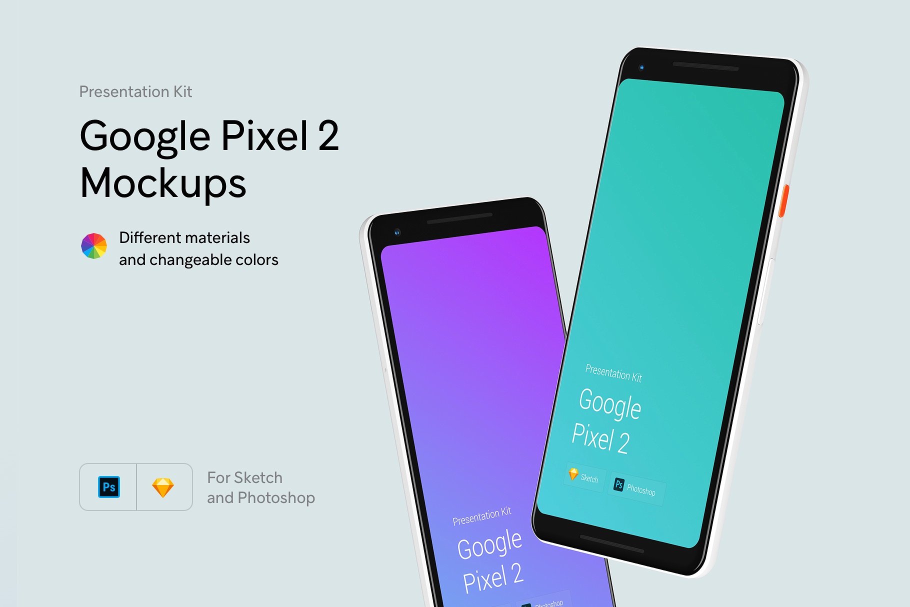 Download 15+ Best (Google Pixel 2 / 2 XL) Phone Mockups | Decolore.Net