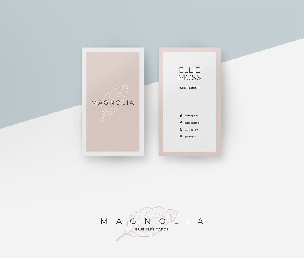 Magnolia business card