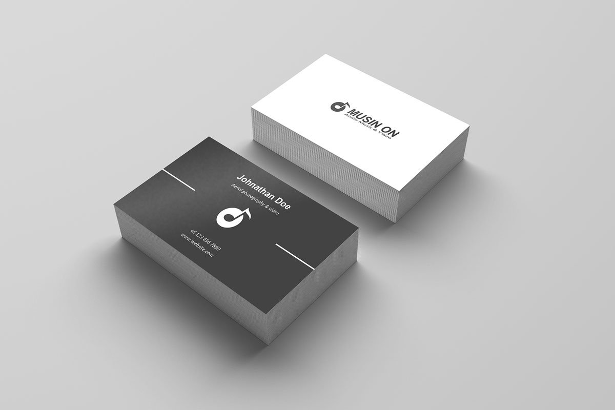 Free retro style business card
