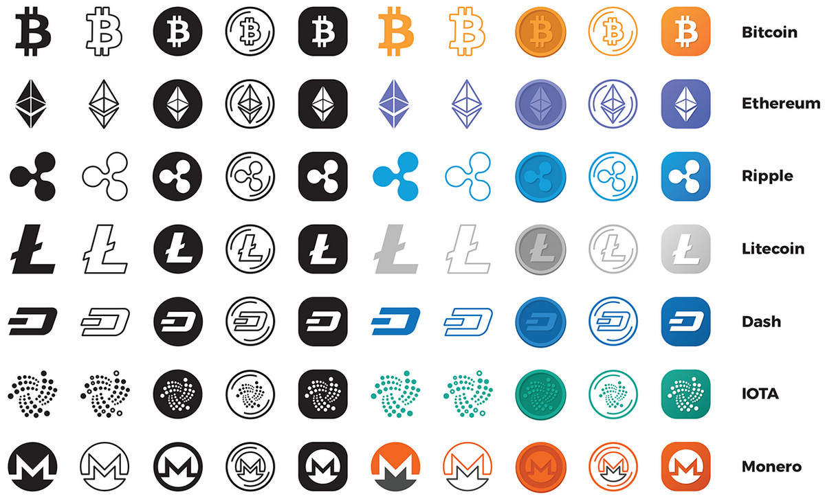 Free cryptocurrency icons pack