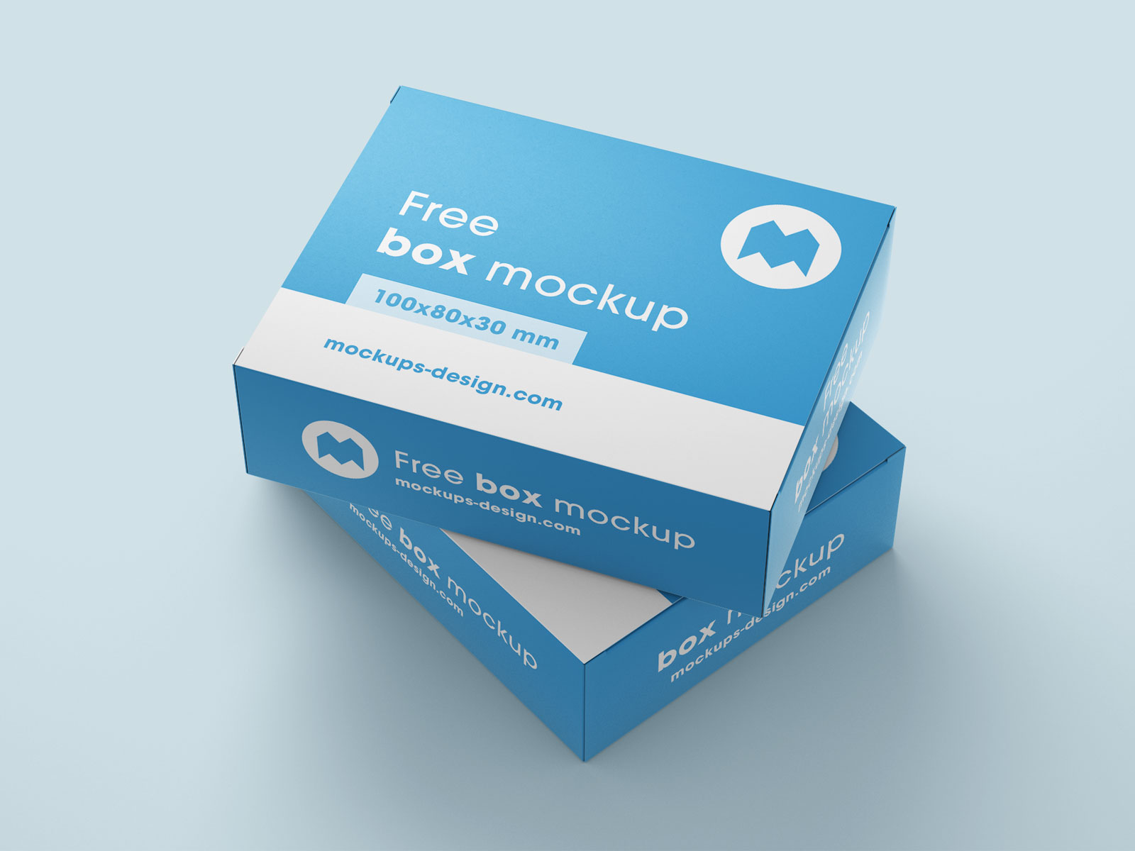 Free medicine box mockup