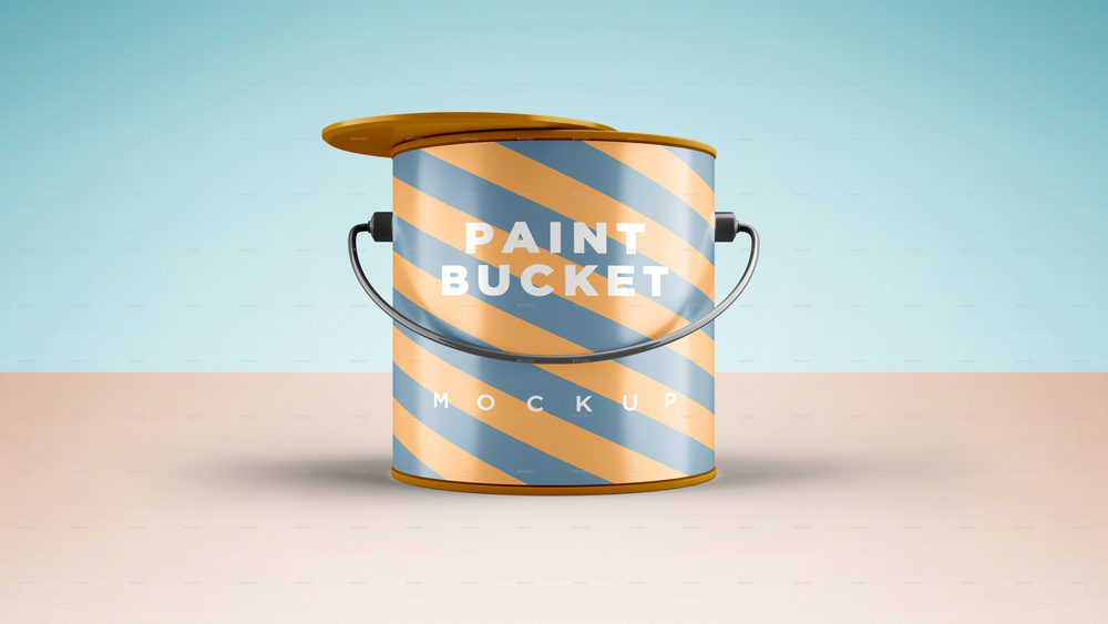Download 10+ Paint Bucket / Can Packaging Mockups | Decolore.Net