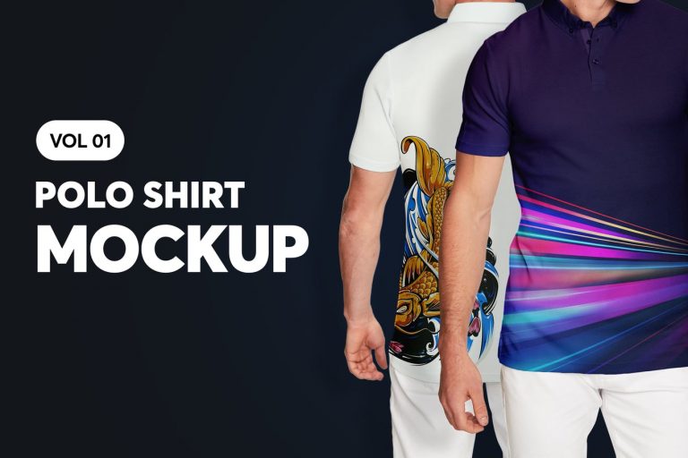 35+ Polo Shirt Ultra Realistic PSD Mockups | Decolore.Net