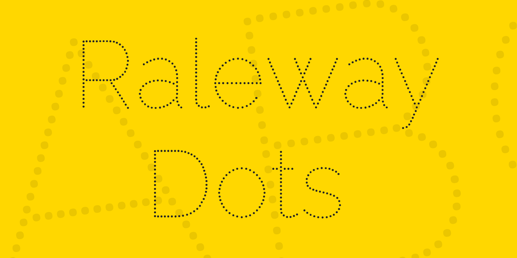 A dots font 