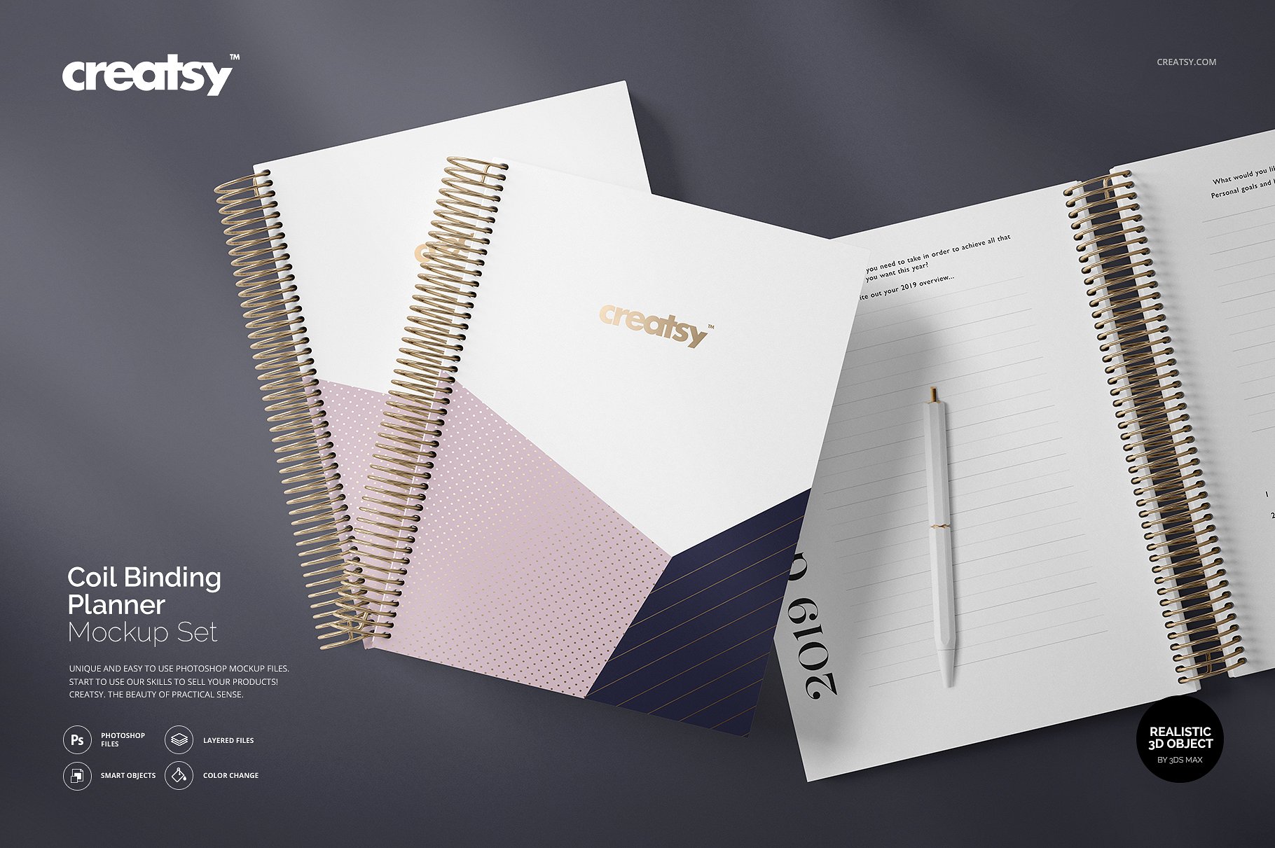 Download 40 Charming Spiral Notebook Mockup Templates Decolore Net