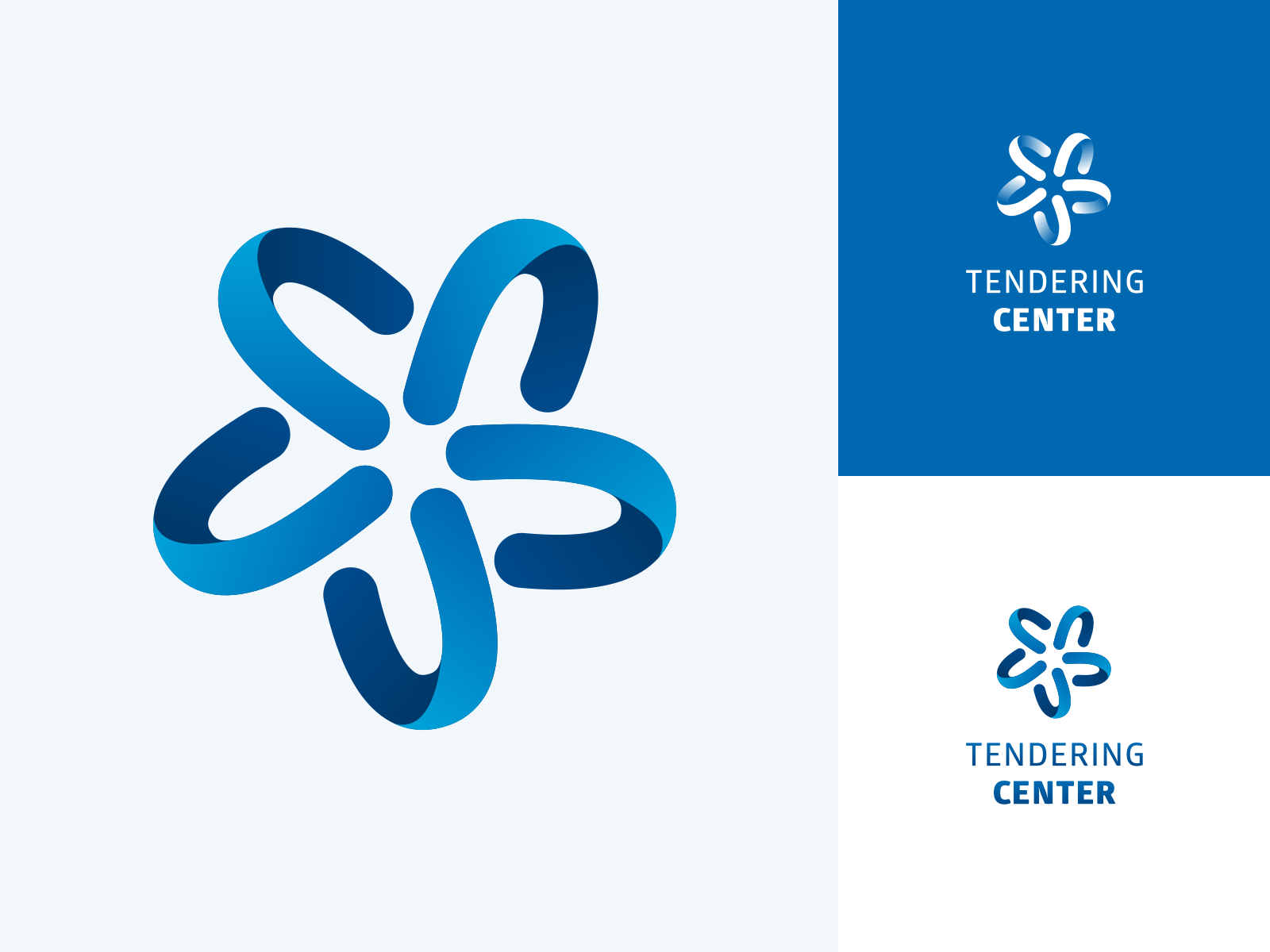 Blue star logo design