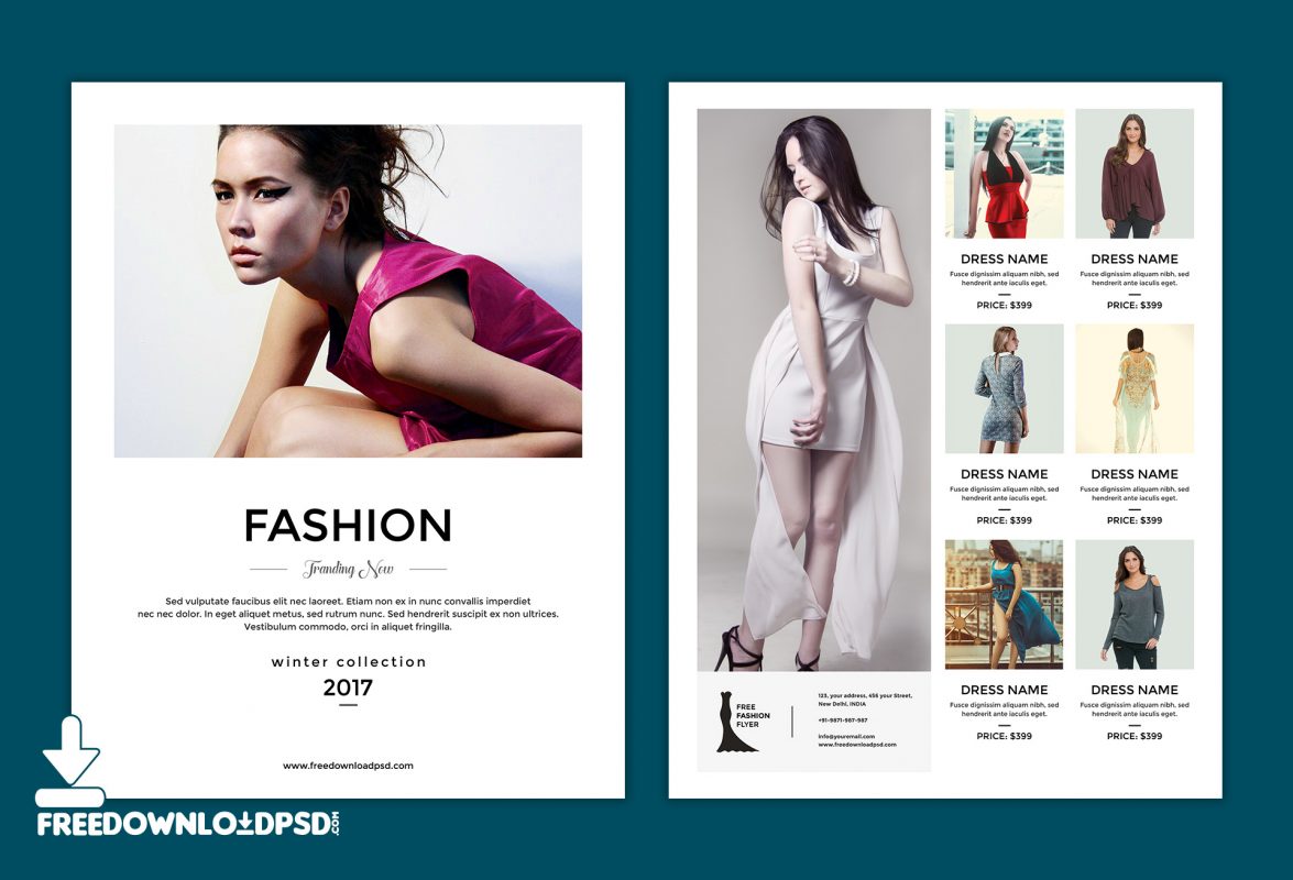 23+ Vibrant Fashion Flyer Templates and Designs  Decolore.Net With Regard To Fashion Flyers Templates For Free