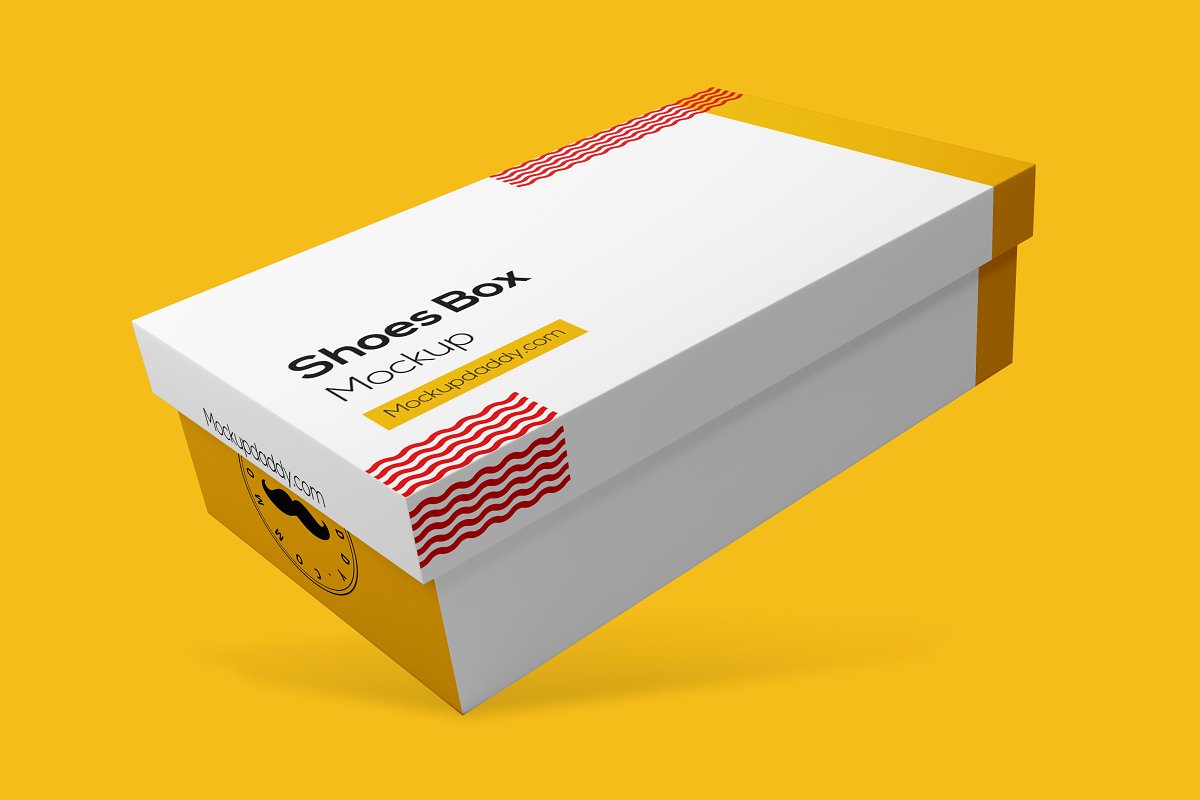 23+ Outstanding Shoe Box PSD Mockup Templates  Decolore.Net For Nike Shoe Box Label Template