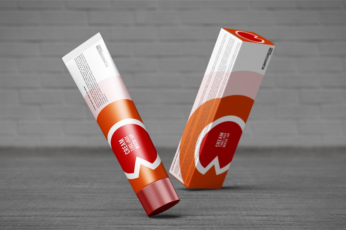 Toothpaste Packaging Mock Up Products Mock Ups