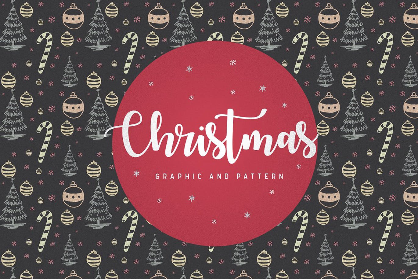 Christmas patterns and graphics collection