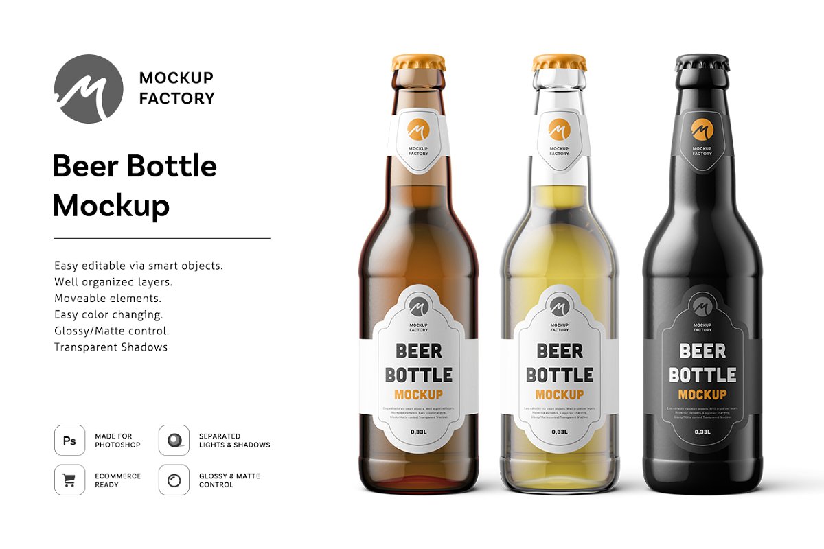 Download 35 Beer Bottle Glass Mockup Templates Decolore Net