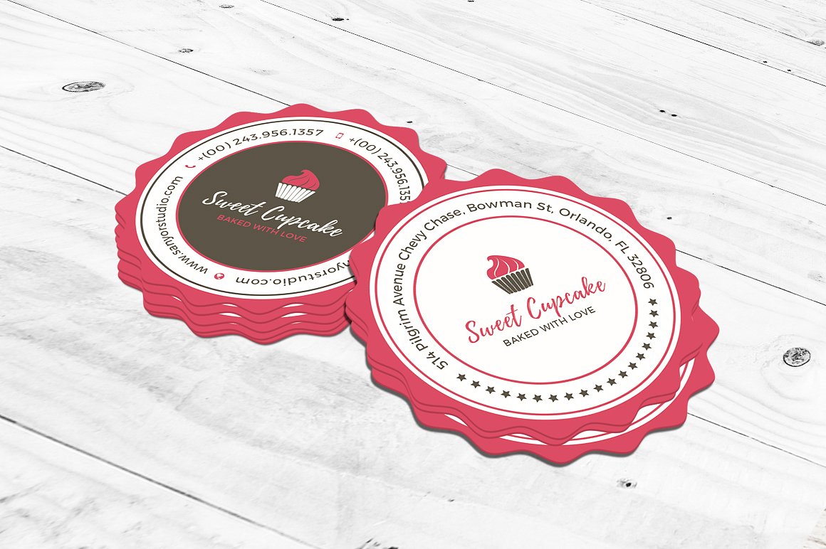 21+ Delicate Restaurant Business Card Templates  Decolore.Net With Cake Business Cards Templates Free