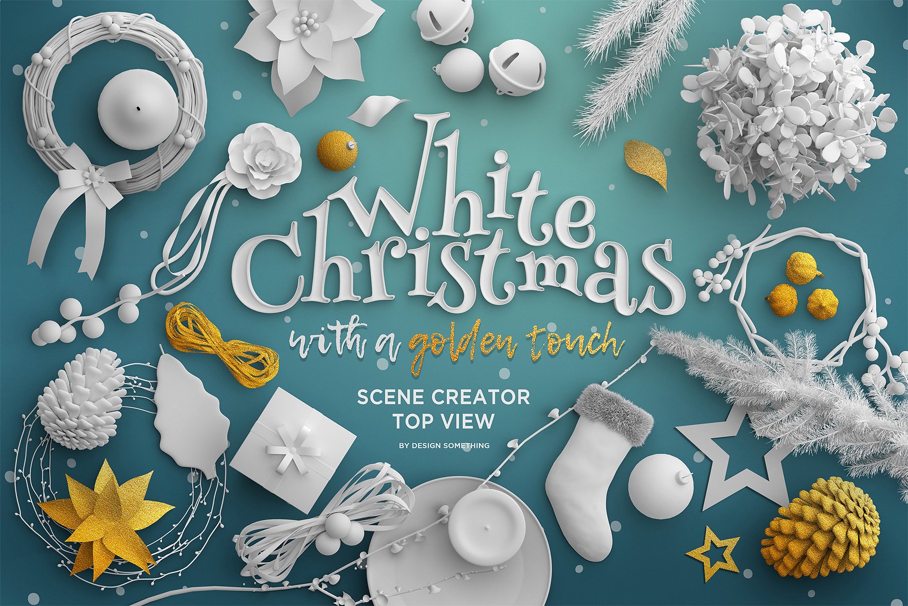 White hristmas scene creator