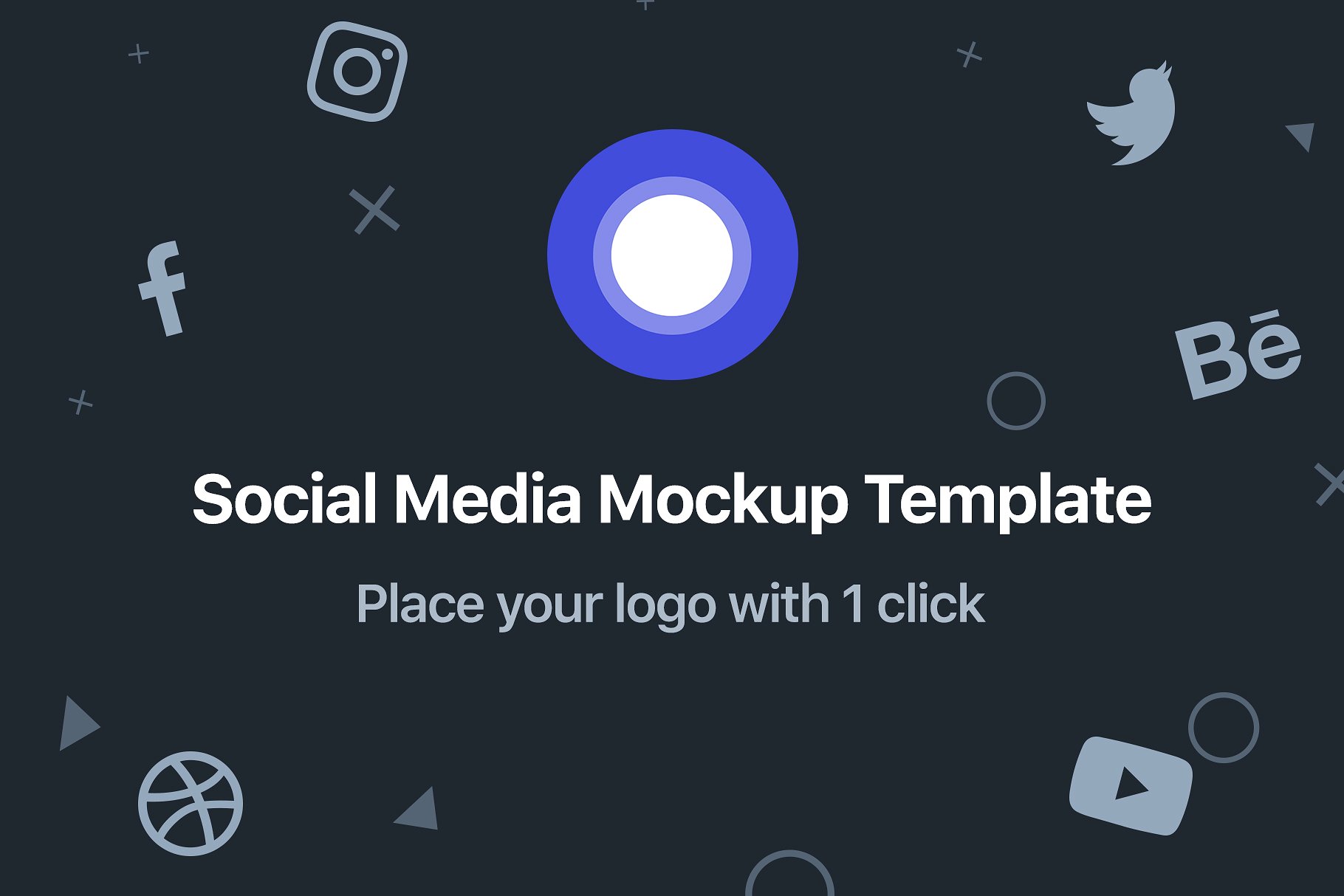 A social media mockup templates