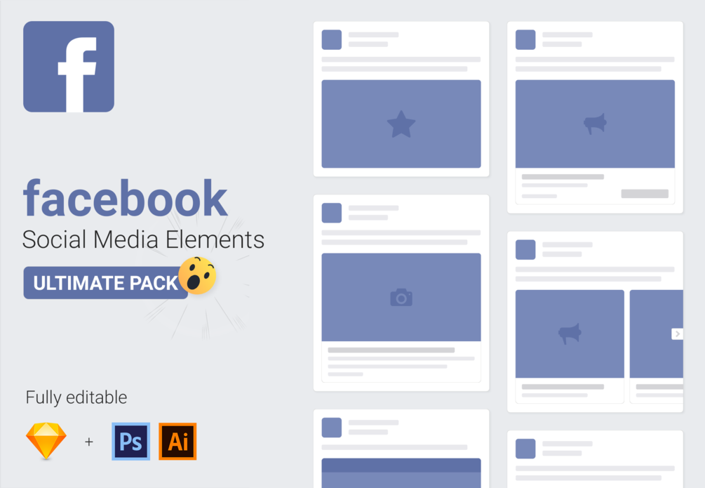 A free facebook elements pack