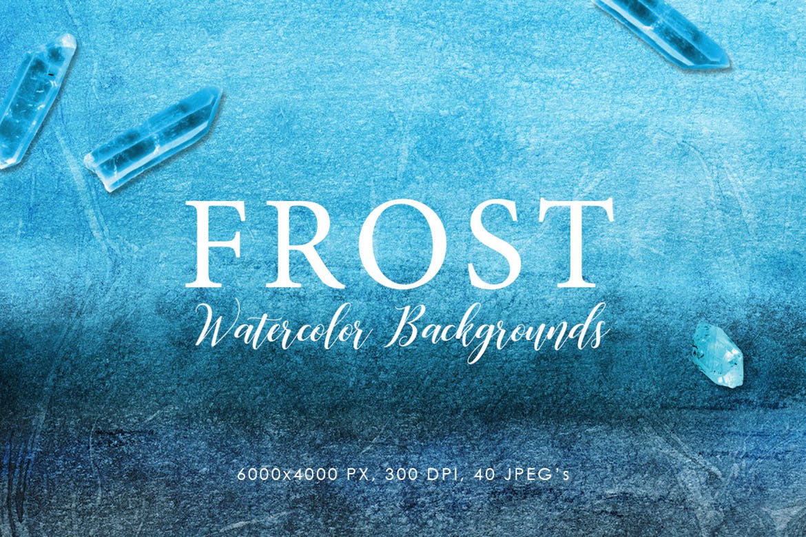 A watercolor frost style backgrounds