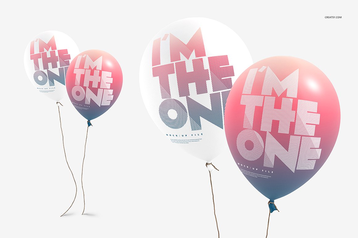 Download 20 Ultra Realistic Balloon Mockups For Logo Presentation Decolore Net