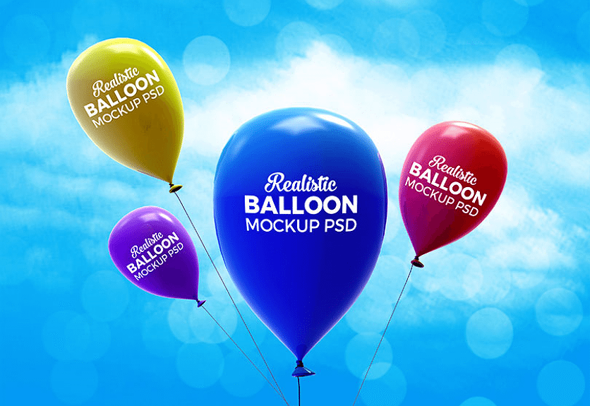 Download 20 Ultra Realistic Balloon Mockups For Logo Presentation Decolore Net