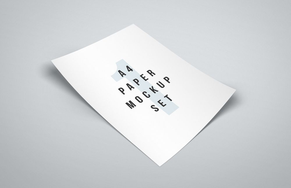 A4 Brochure Mockup Free Psd Download Zippypixels