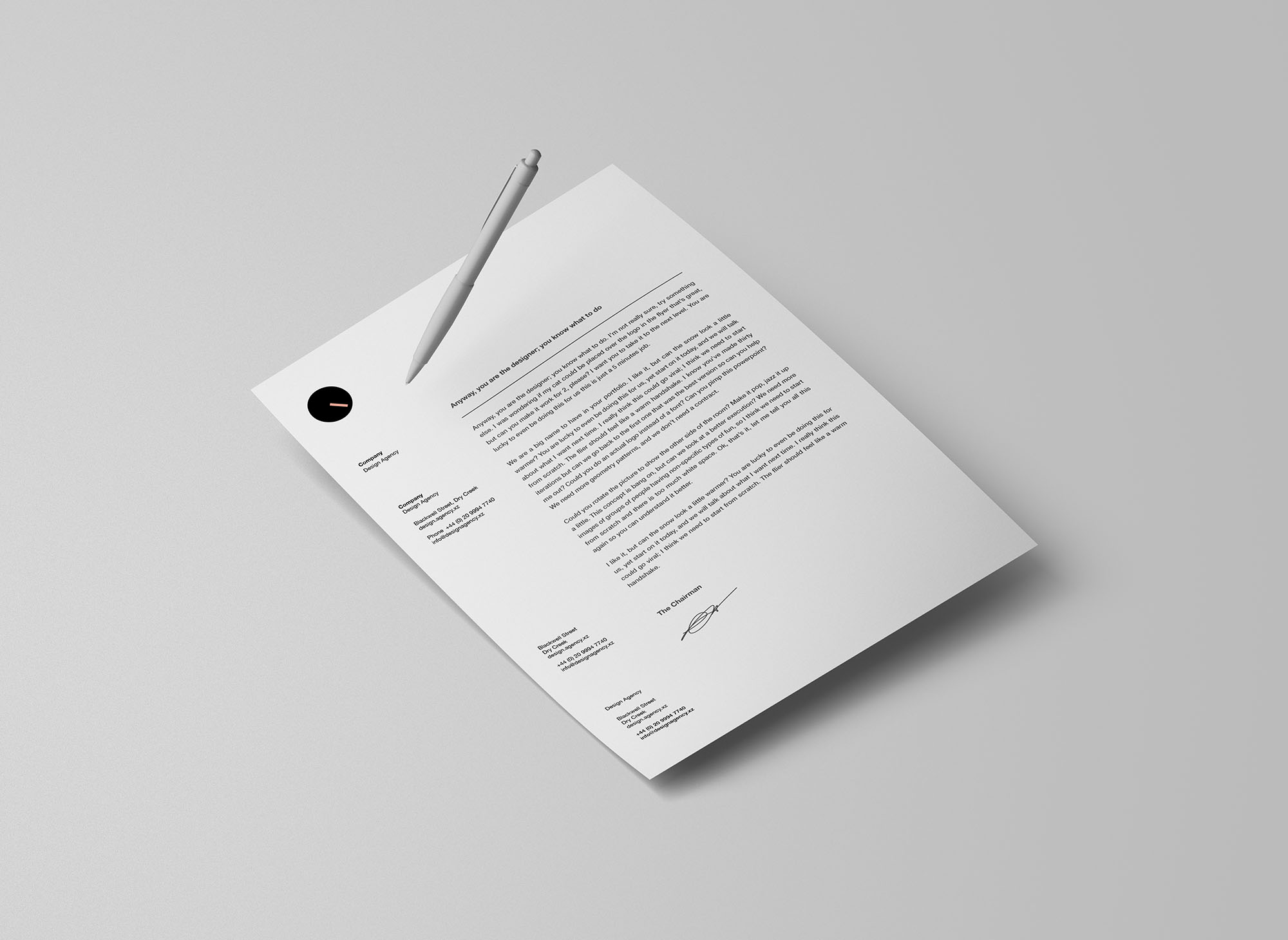 35 Clean Letterhead Mockups To Enhance Brand Identity Decolore Net
