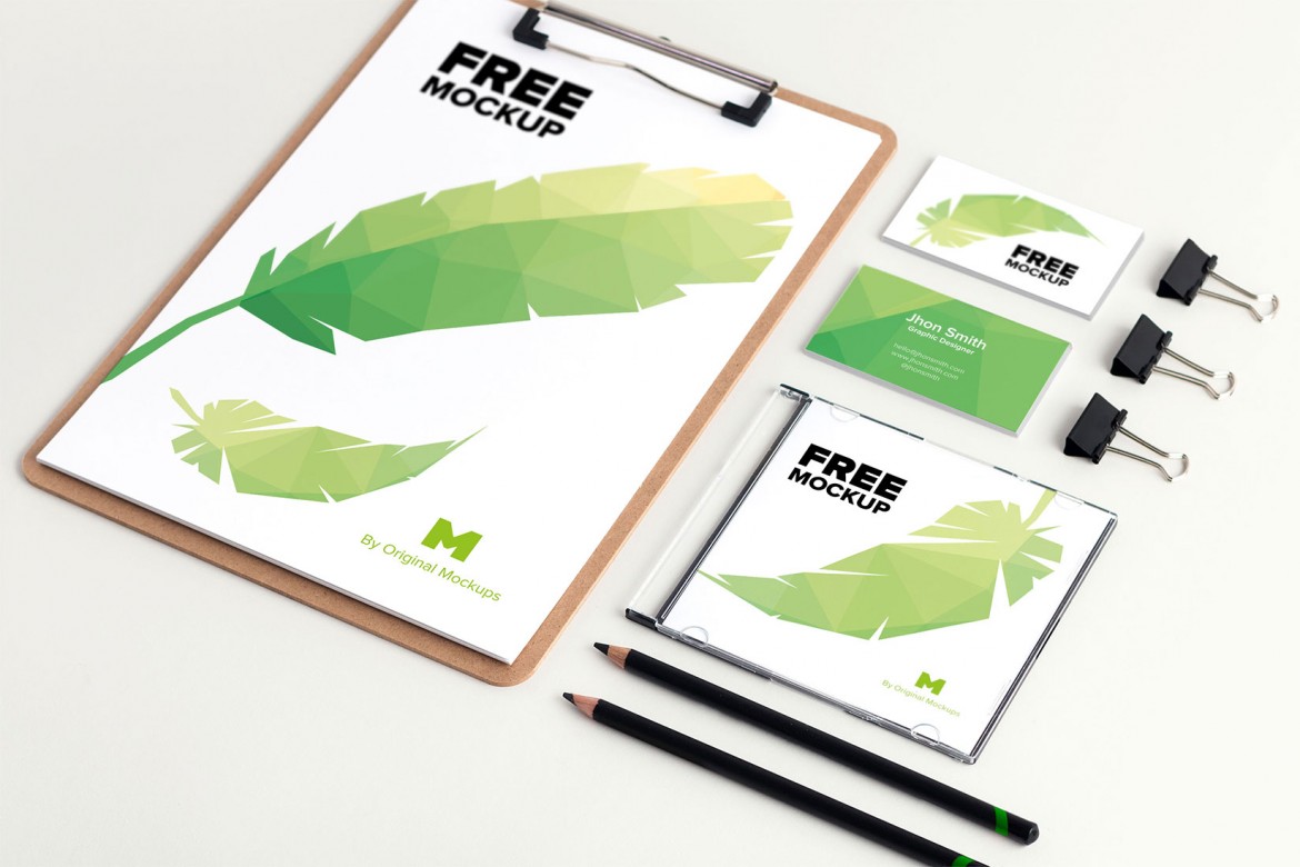 A free stationery mockup