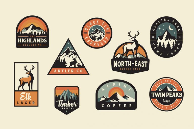 30+ Brilliant Outdoor and Adventure Logo / Badge Templates