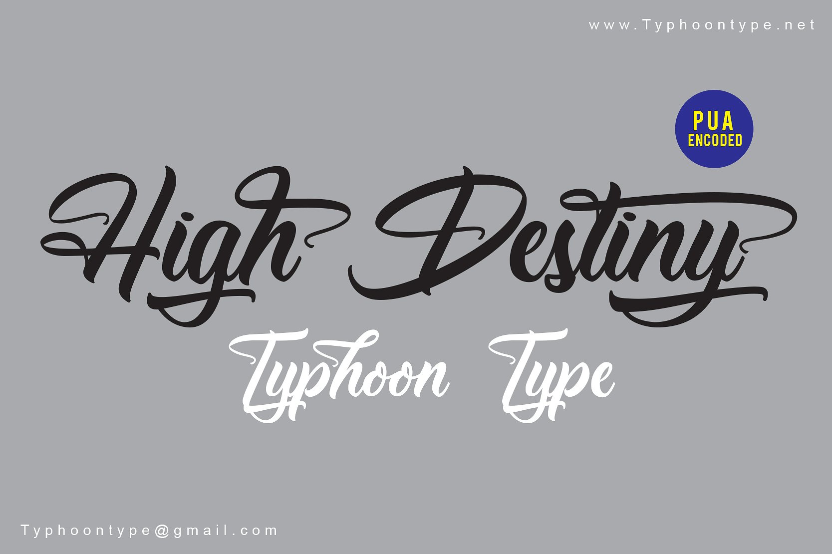 High Destiny Type for Logos