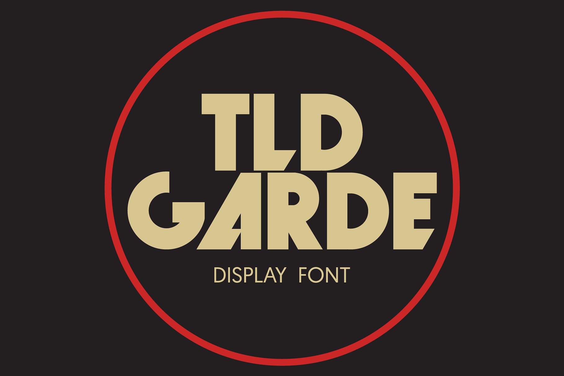 LTDGarde display logo font