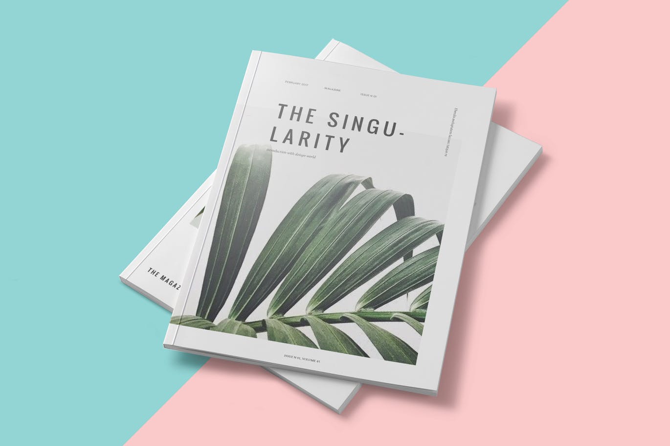 A clean and fresh magazine template