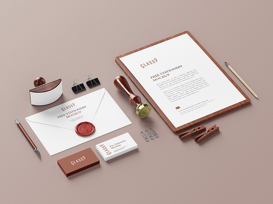 Download 35 Impressive Branding Identity Stationery Psd Mockups Decolore Net