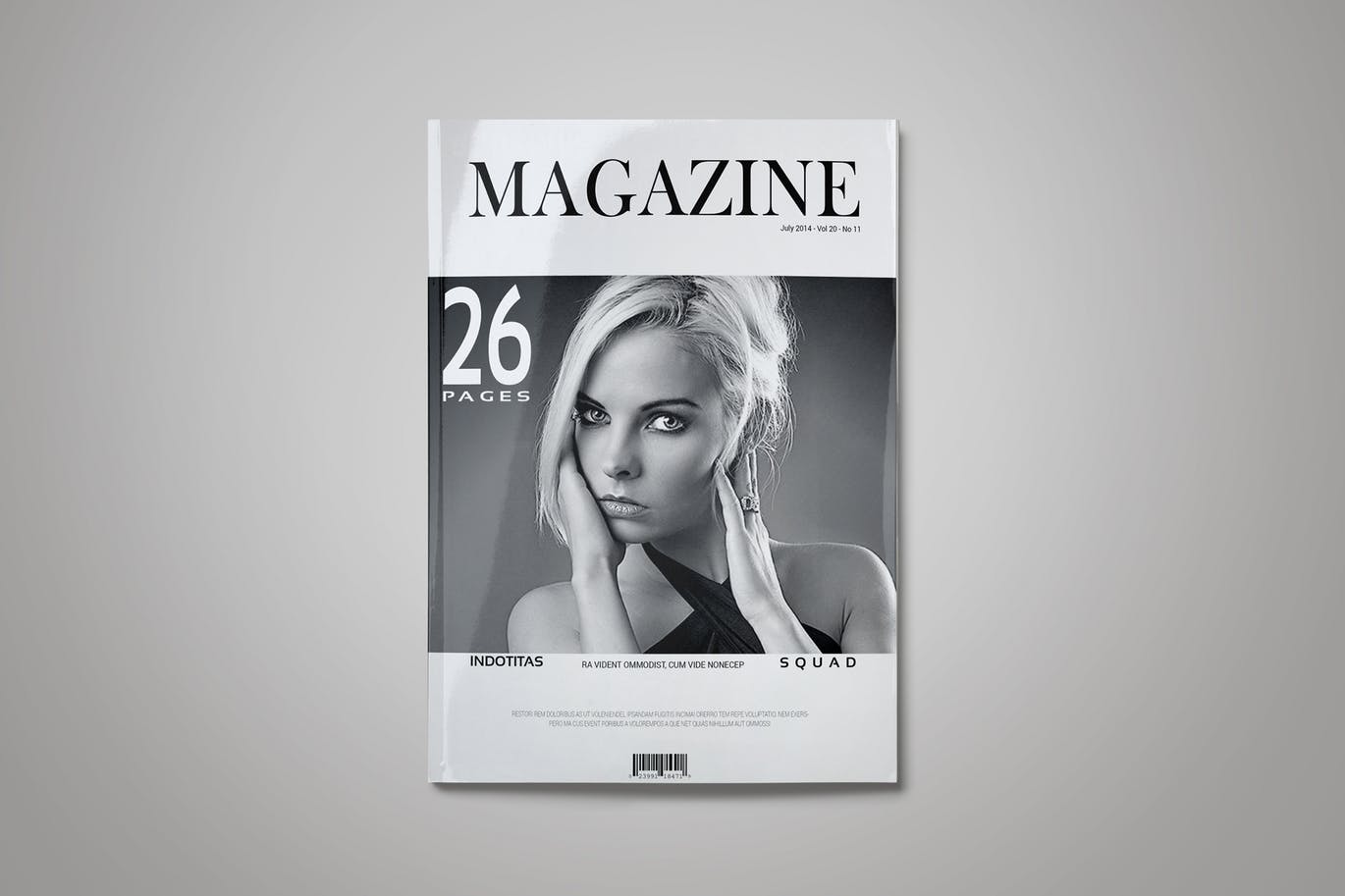 An indesign magazine template