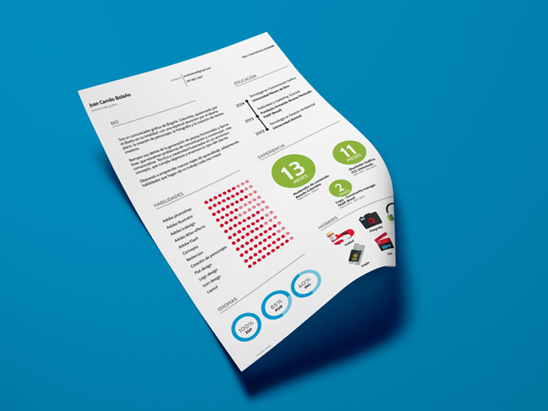 resume template indesign free download