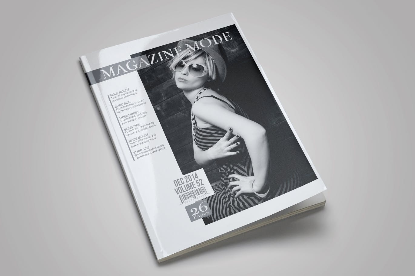 A multipurpose magazine template