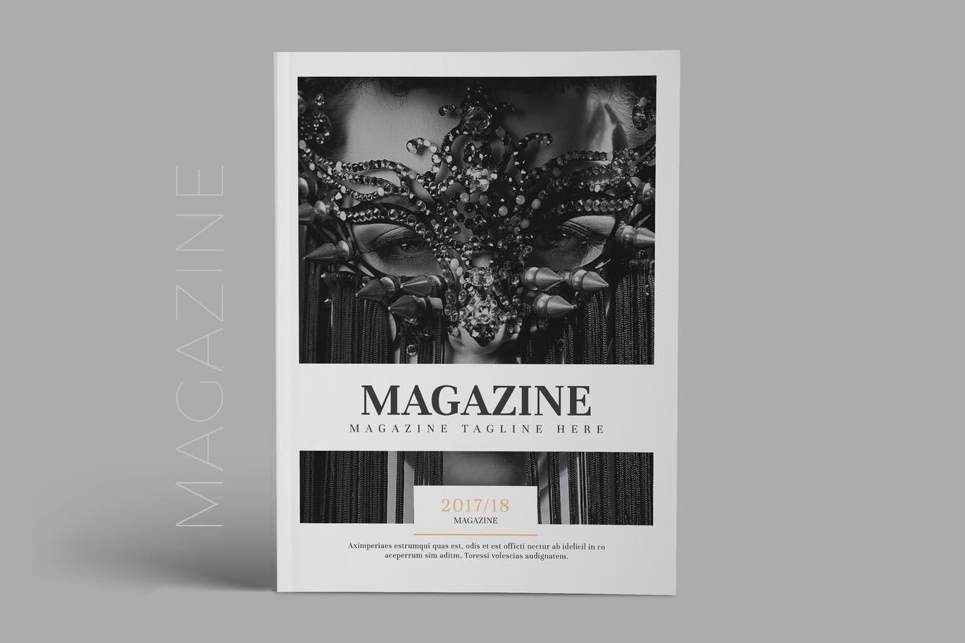 A stylish magazine template for printing