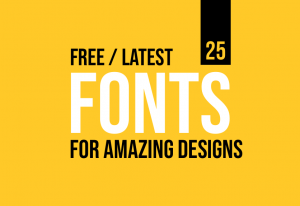 25 Latest Free Fonts for Amazing Design Projects | Decolore.Net