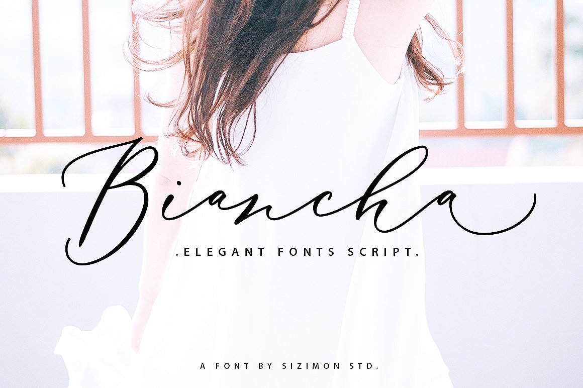 Elegant font script for wedding