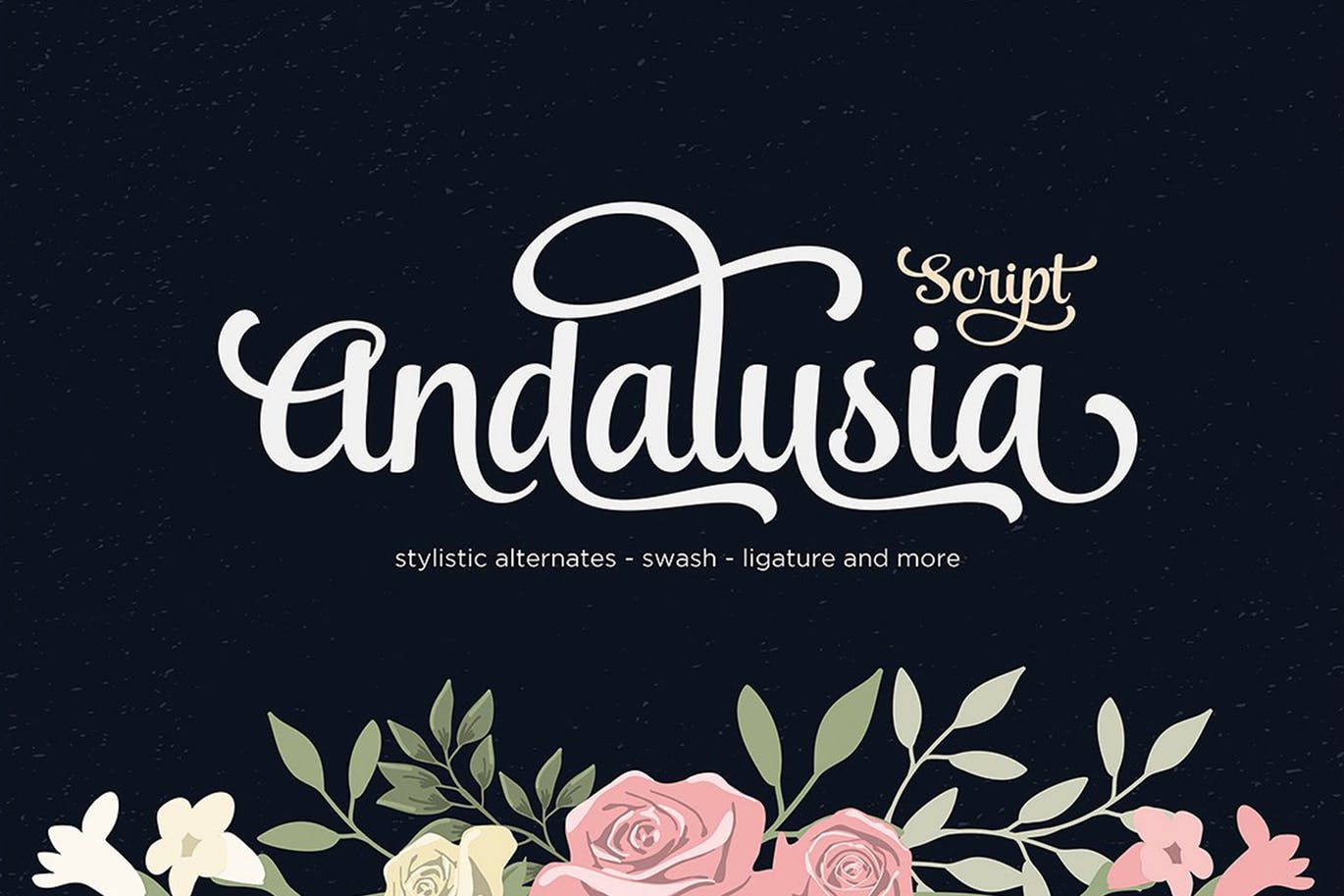 A stylistic and elegant wedding font