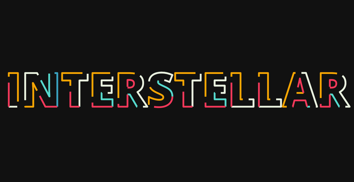 Colorful animated svg text effect
