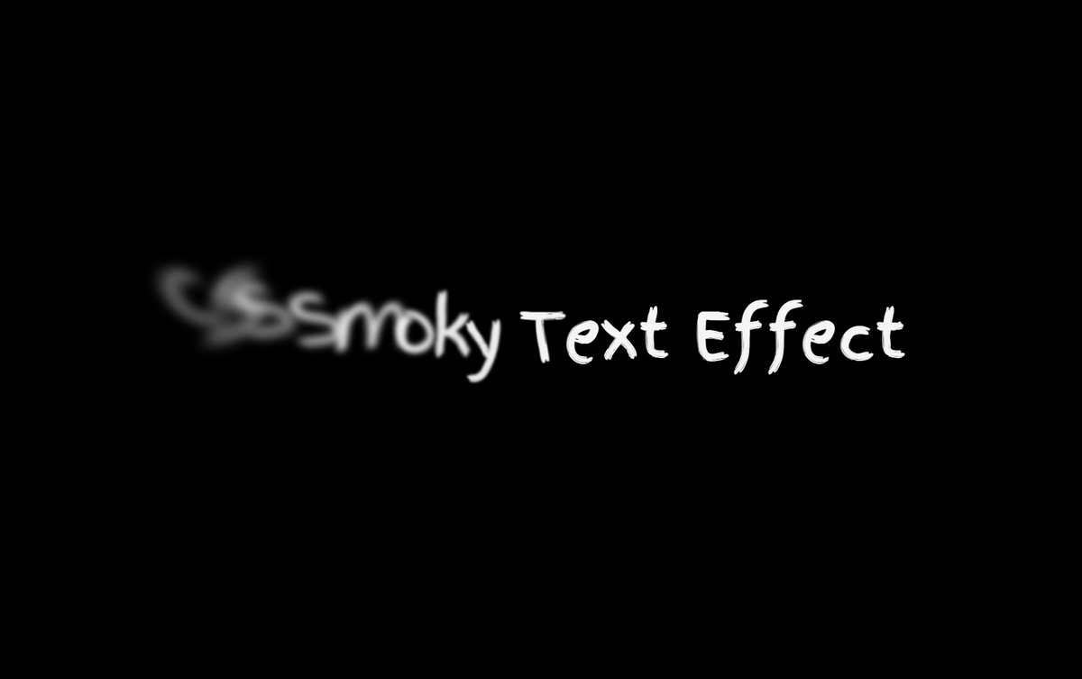 A smoe text effect