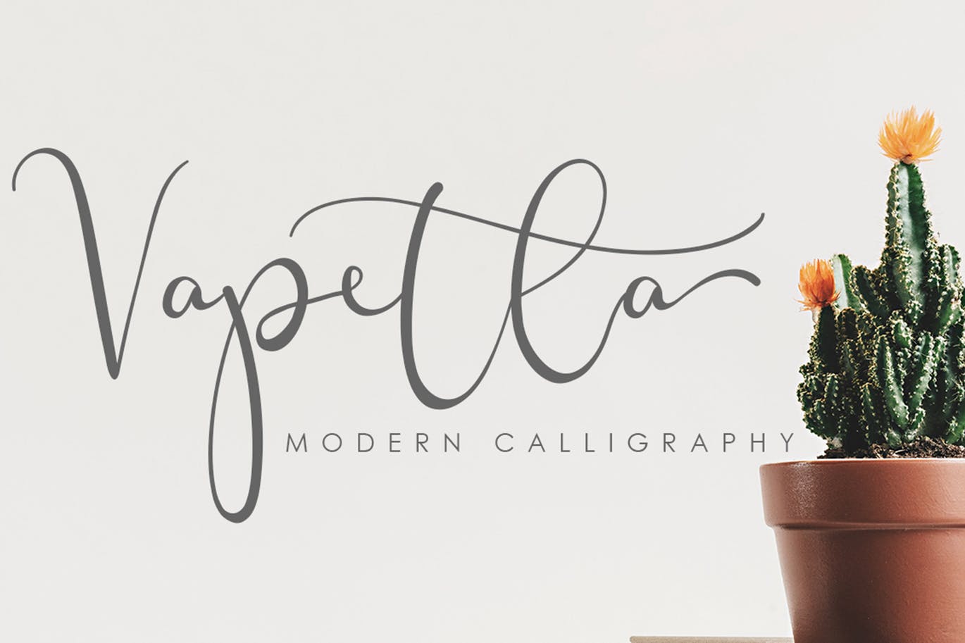 A modern calligraphy for wedding