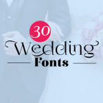 Wedding fonts cover