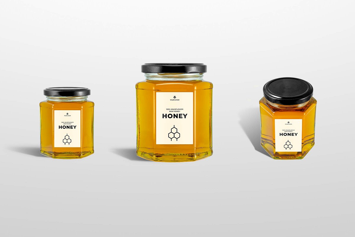20 Super Realistic Honey Jar Mockup Templates Decolore Net