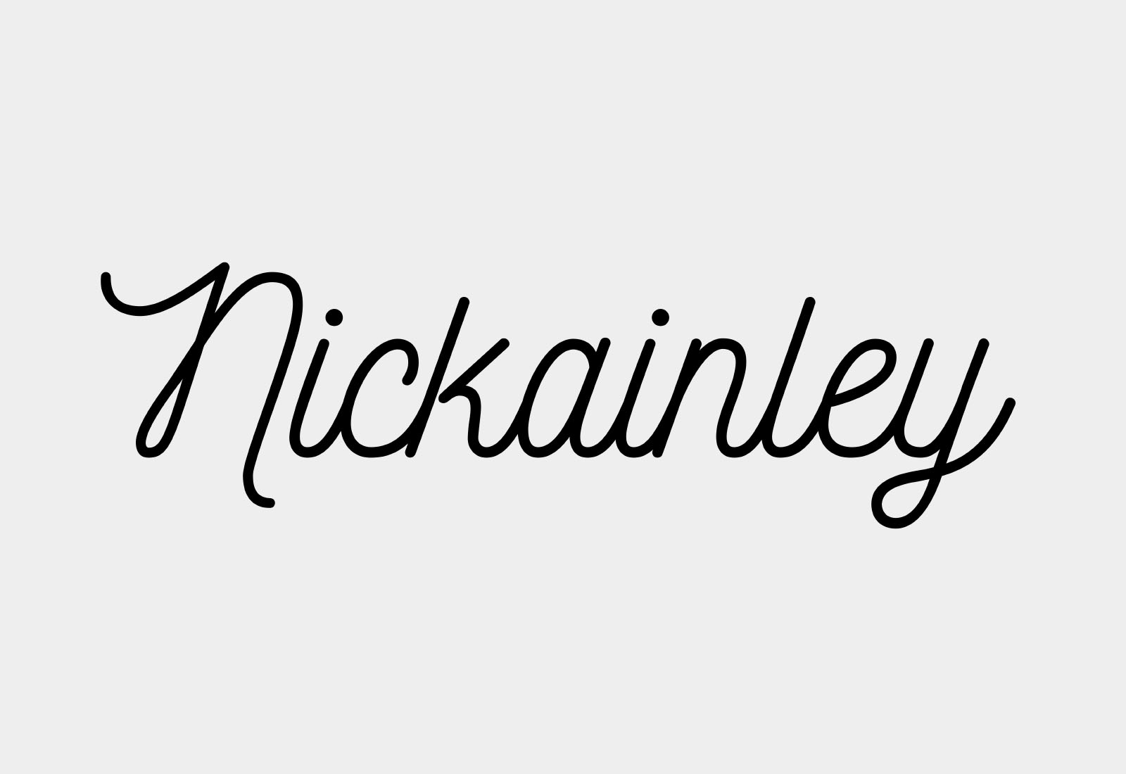 A free signature neon style font