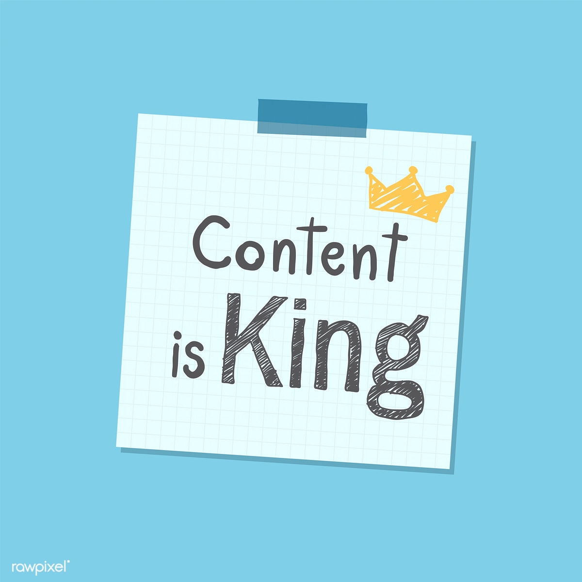 A quote content is king image