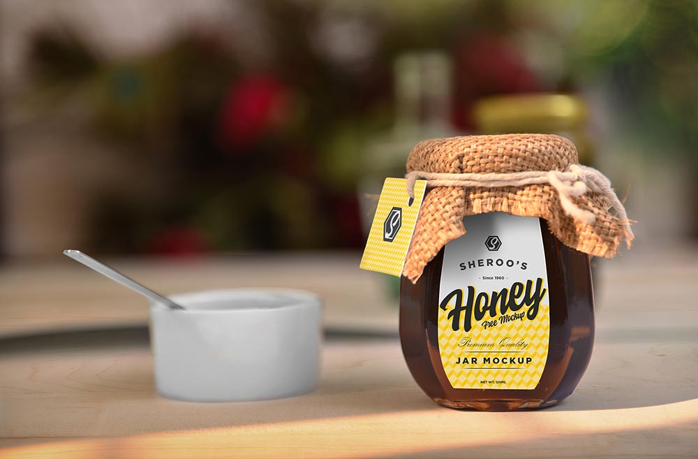 Download Free 20 Super Realistic Honey Jar Psd Mockups Decolore Net PSD Mockup Template