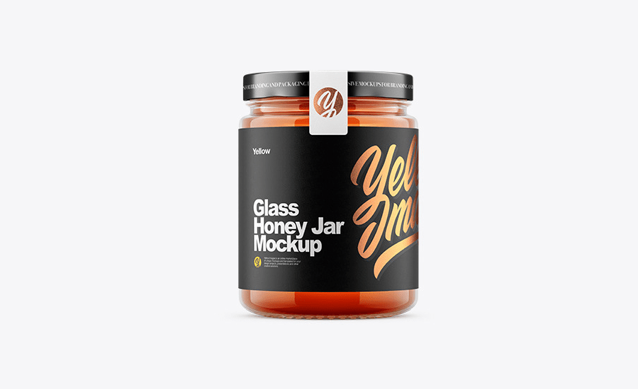 20 Super Realistic Honey Jar Mockup Templates Decolore Net