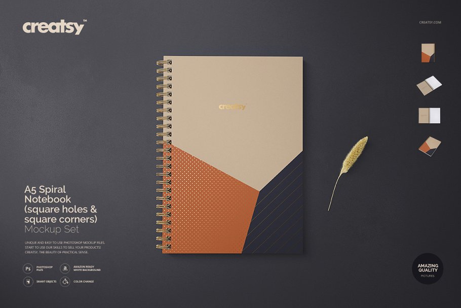 Download 40 Charming Spiral Notebook Mockup Templates Decolore Net