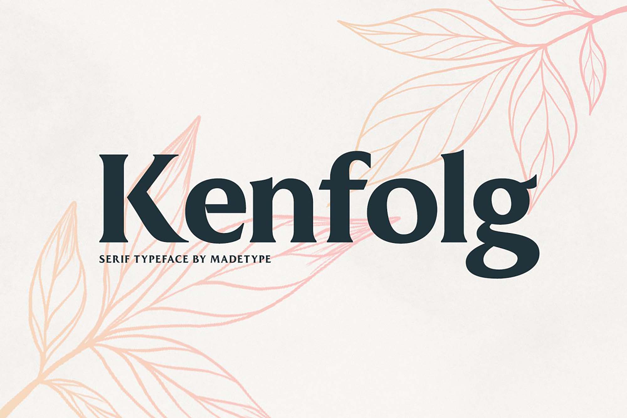 A free elegant serif font